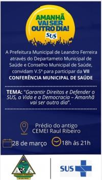 VII CONFERÊNCIA MUNICIPAL DE SAÚDE