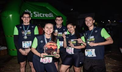 Leandro Ferreira com representantes na corrida de rua!