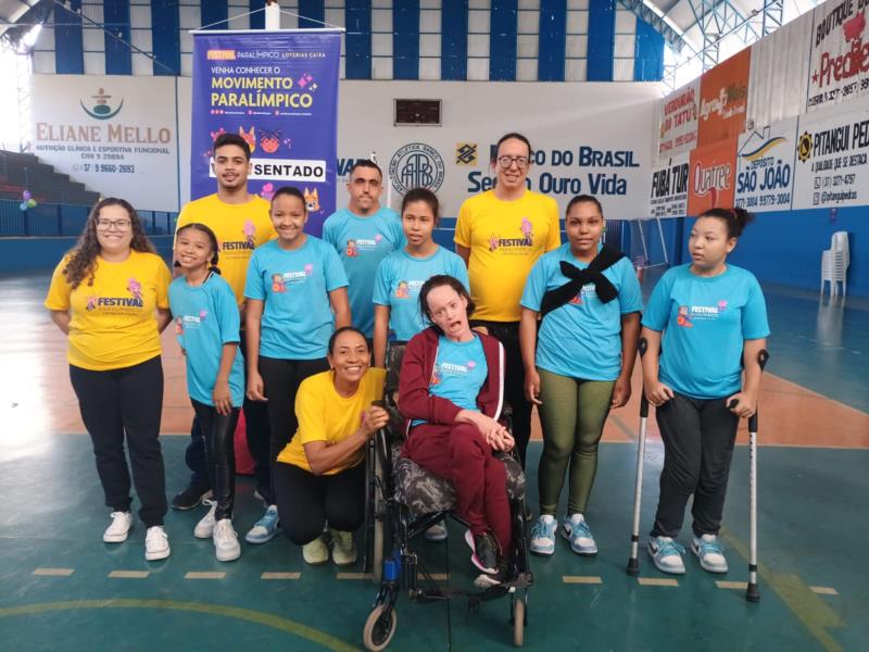 Leandro Ferreira nas “Festival Paraolímpico” 