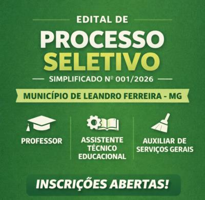PROCESSO SELETIVO SIMPLIFICADO Nº 001/2026
