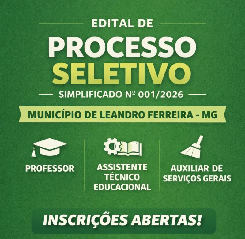 PROCESSO SELETIVO SIMPLIFICADO Nº 001/2026